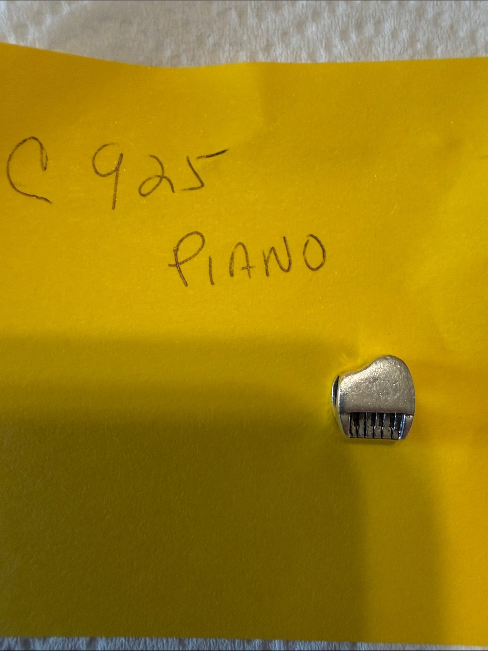 Chamilia Silver-tone Grand Piano Charm